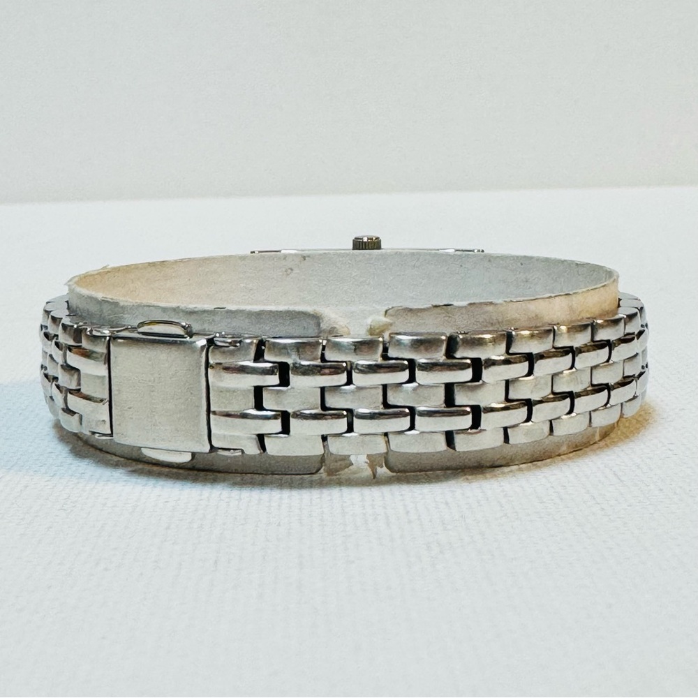 Vintage Kenneth Tank Women's Silver Watch Stainless 6.25" MAX Bracelet KC4440 - Picture 7 of 13